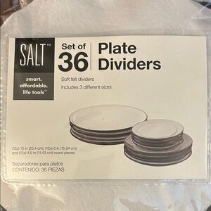 Bed Bath & Beyond SALT Plate Dividers Set - Gray